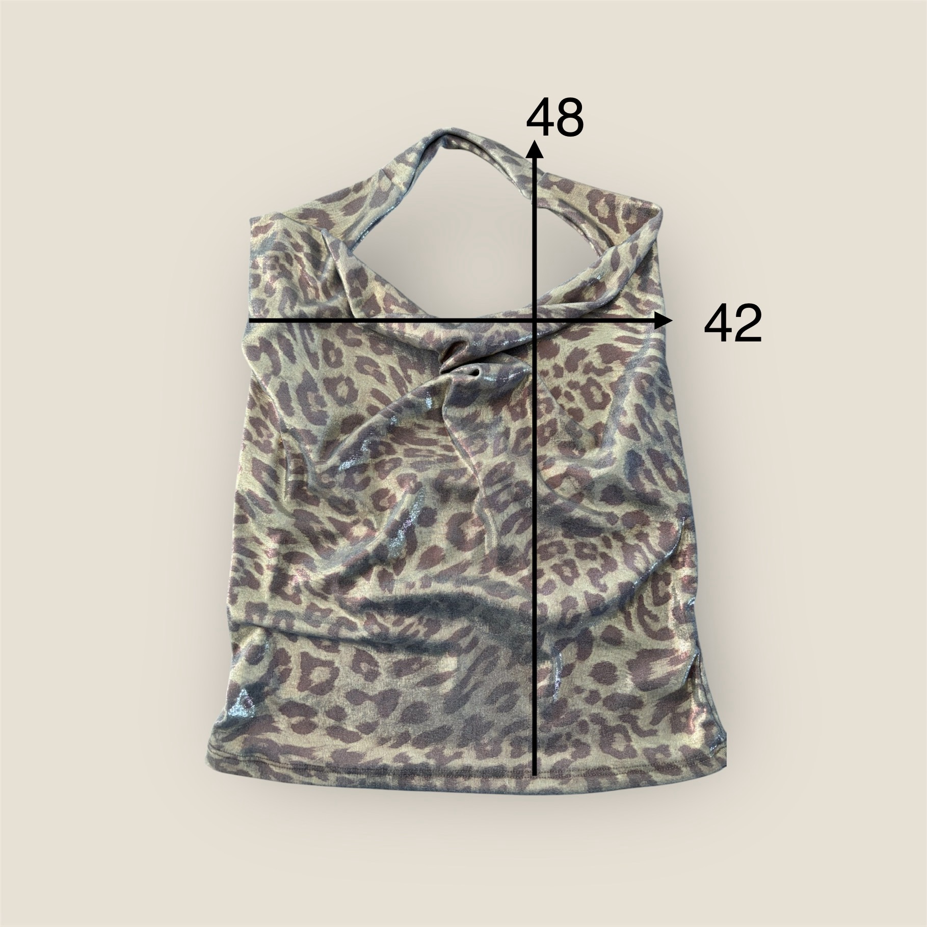 Top halter animal print - Image 5