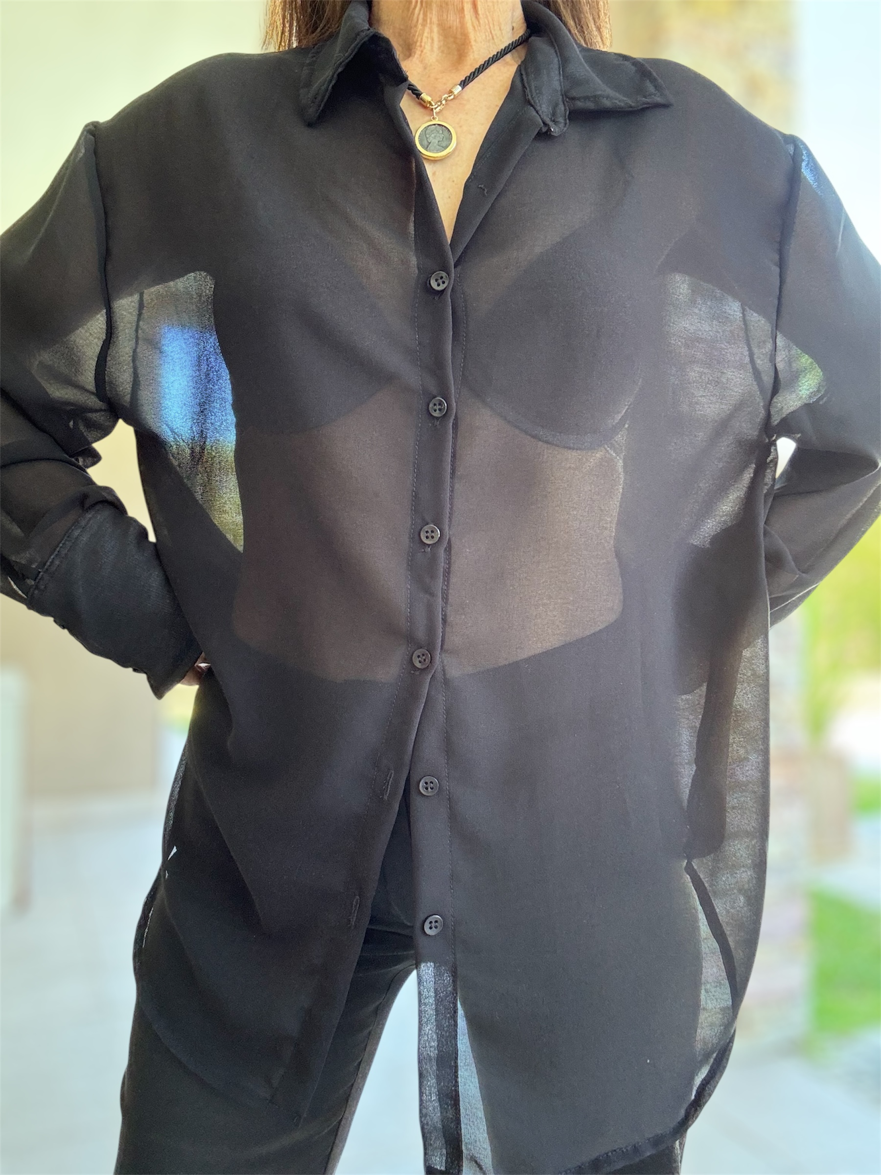 Camisa casual oversized