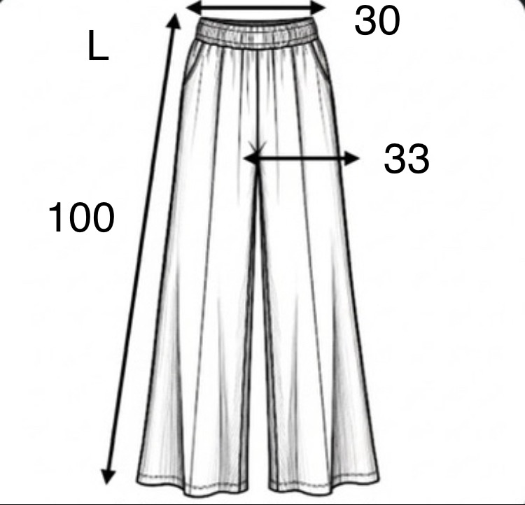 Pantalón palazzo blanco - Image 3