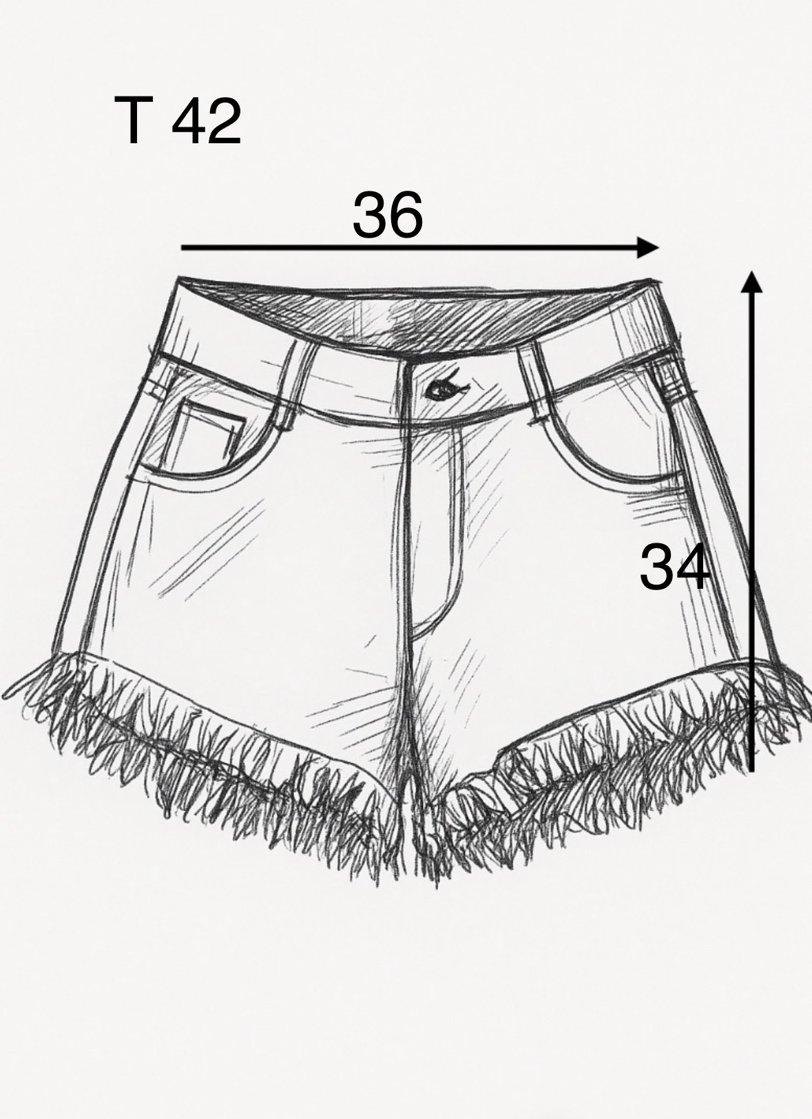 Short jean con brillos - Image 2