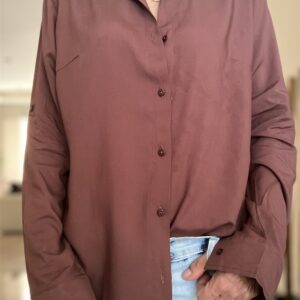 Camisa básica algodón fino