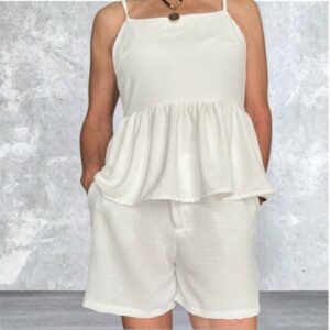 Top recto con volado