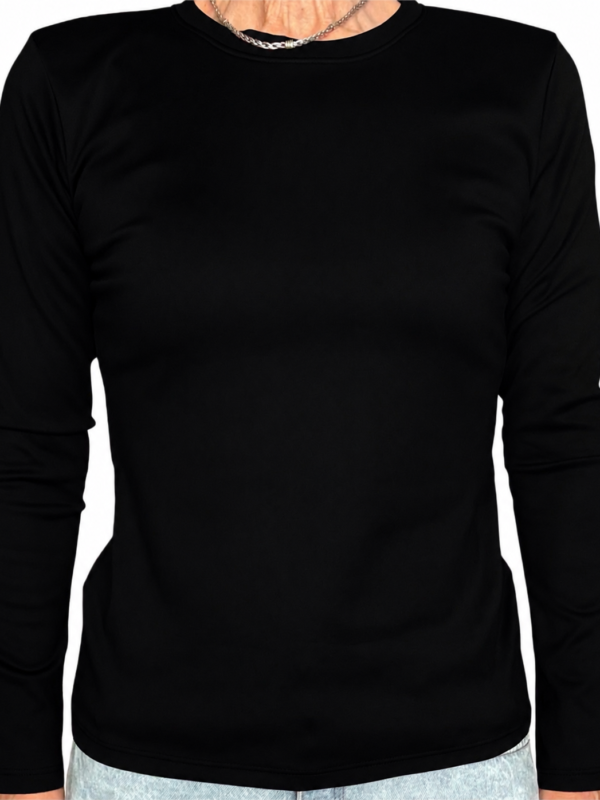 Remera térmica Línea Comfy Negro