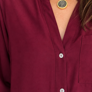 Blusa borgoña