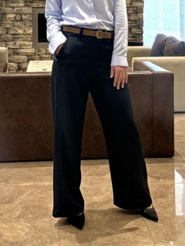 Pantalón sastrero negro