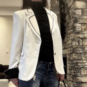 Blazer sastrero blanco