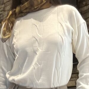 Sweater bremer tramado crema