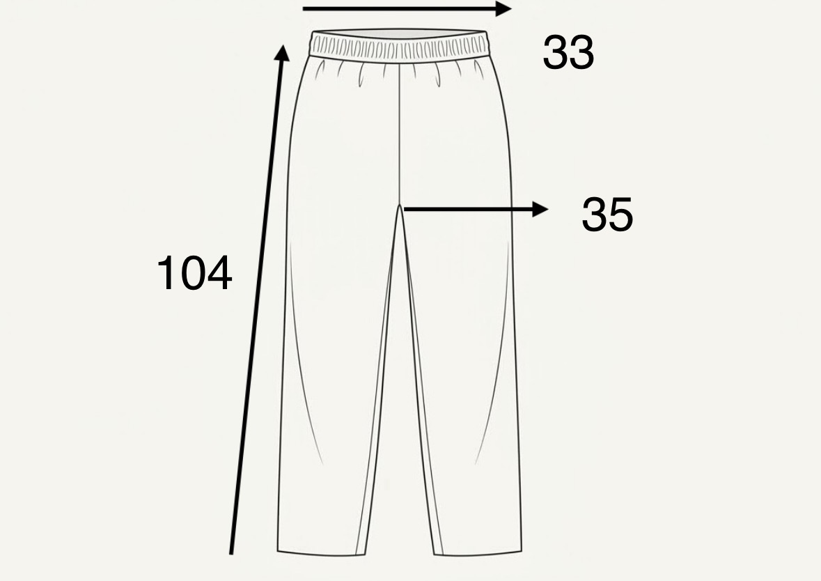 Pantalón avena tipo babucha - Imagen 3