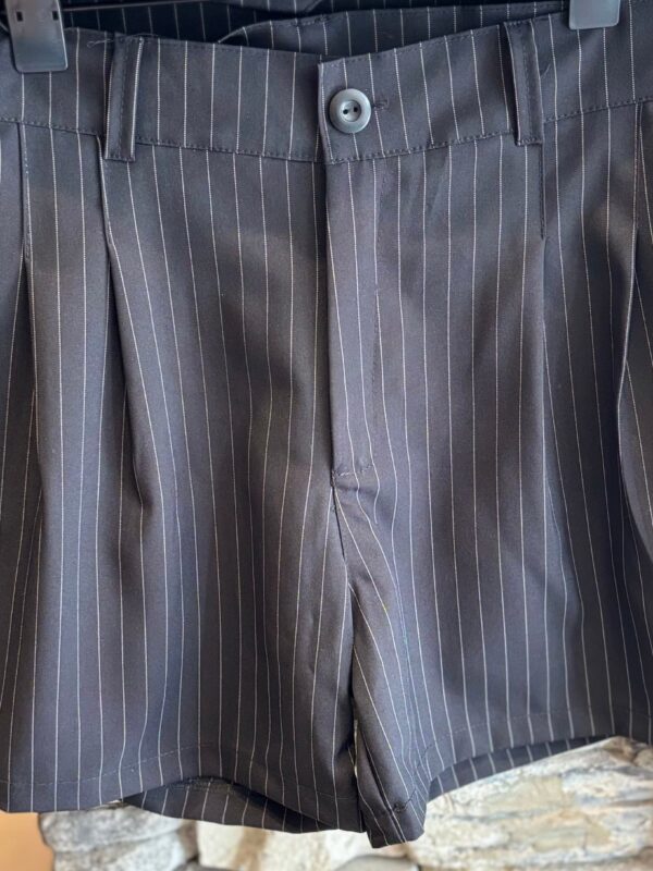 Short sastrero negro raya diplomática