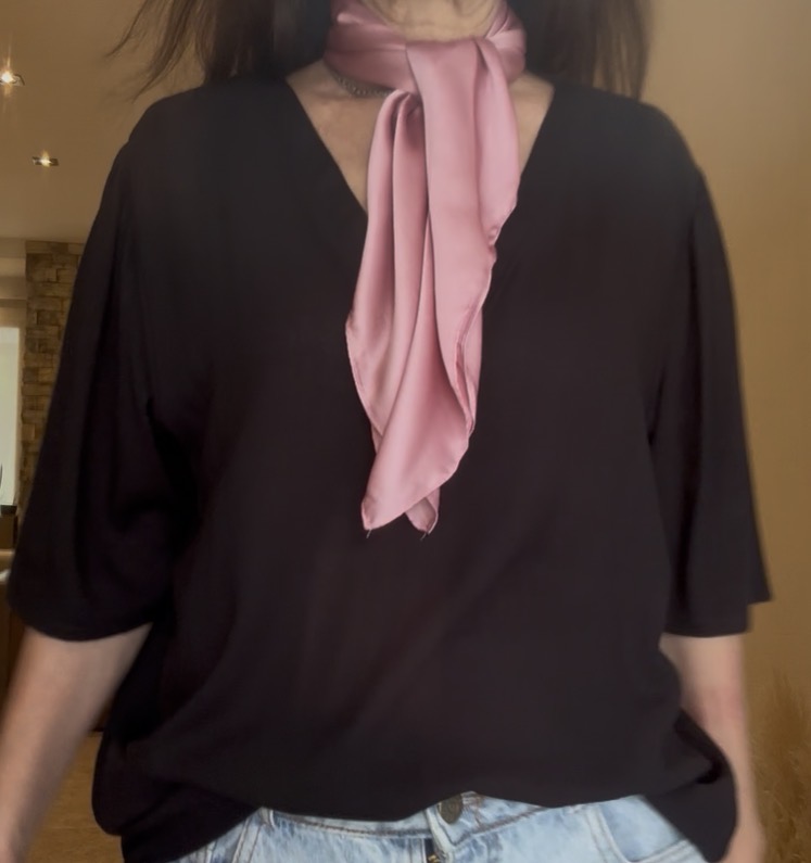Blusa oversize negra - Imagen 3