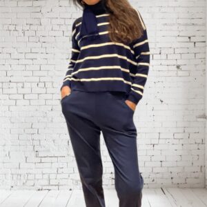 Jogger gamuzado azul