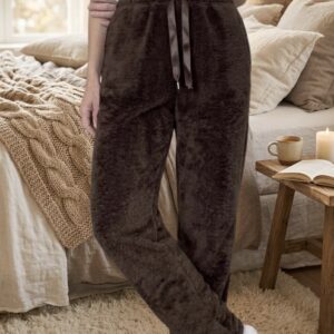Pantalón Relax polar soft choco T4