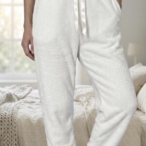 Pantalón Relax polar soft blanco T3