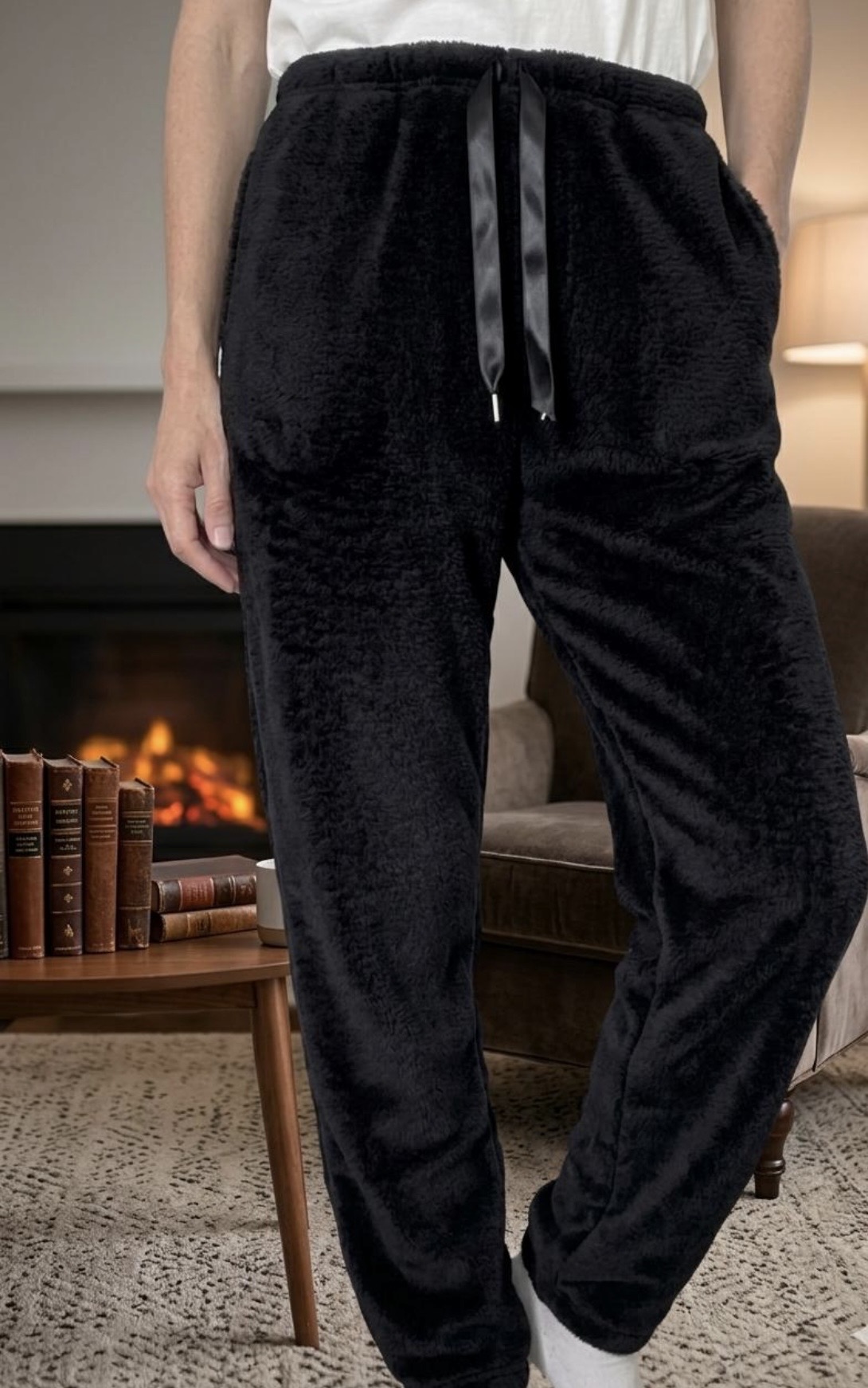 Pantalón Relax polar soft negro T3
