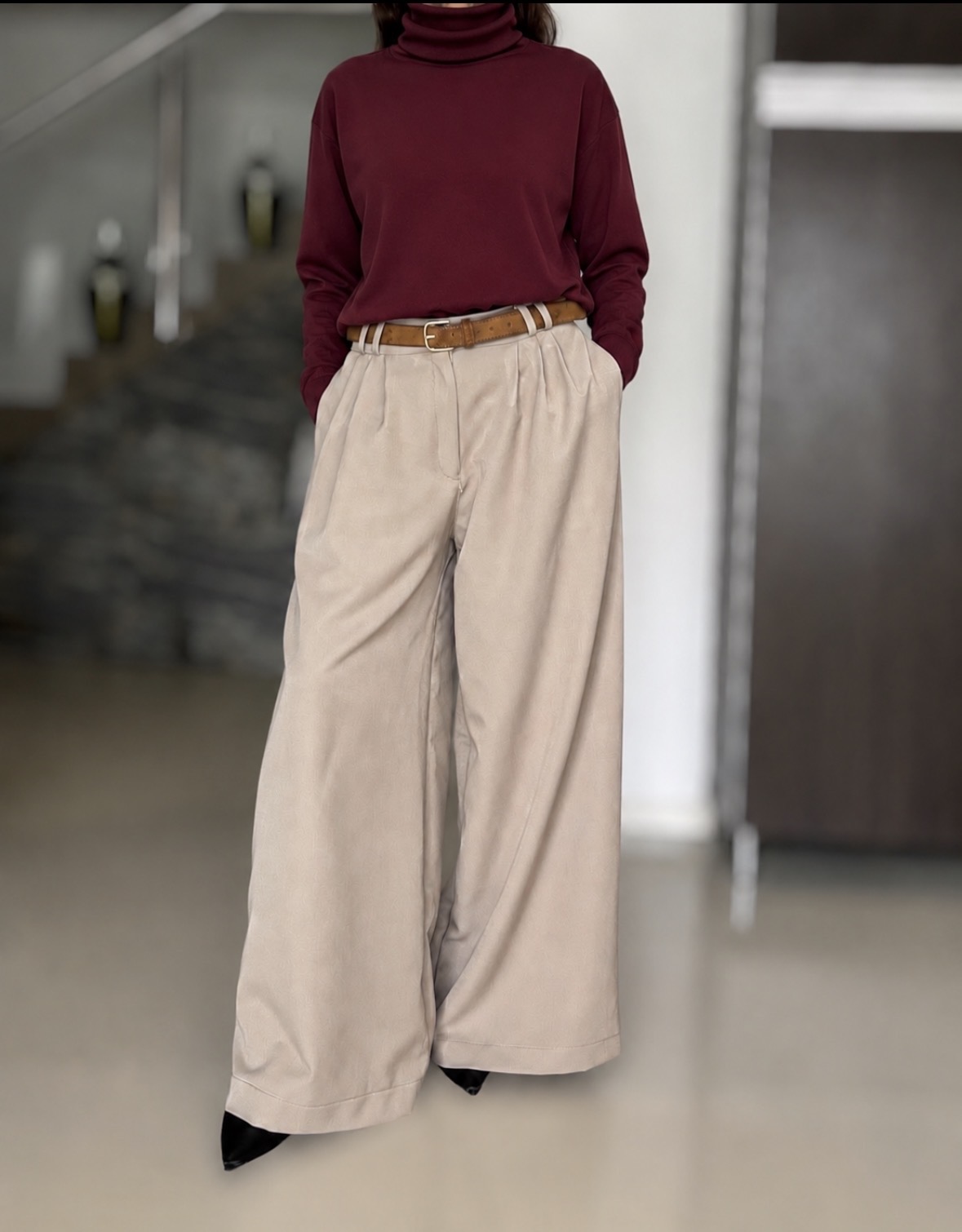 Polera bremer borgoña - Image 3