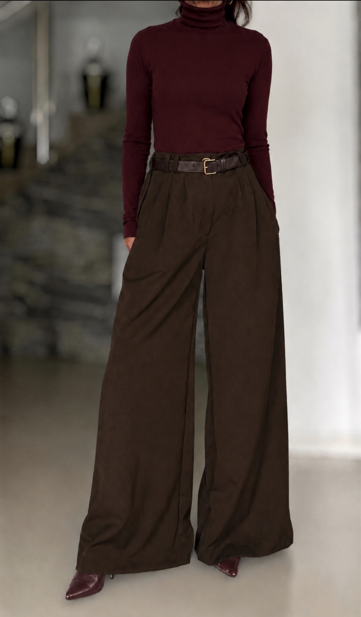 Polera bremer borgoña - Image 2