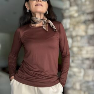 Remera primera piel de vestir Cacao