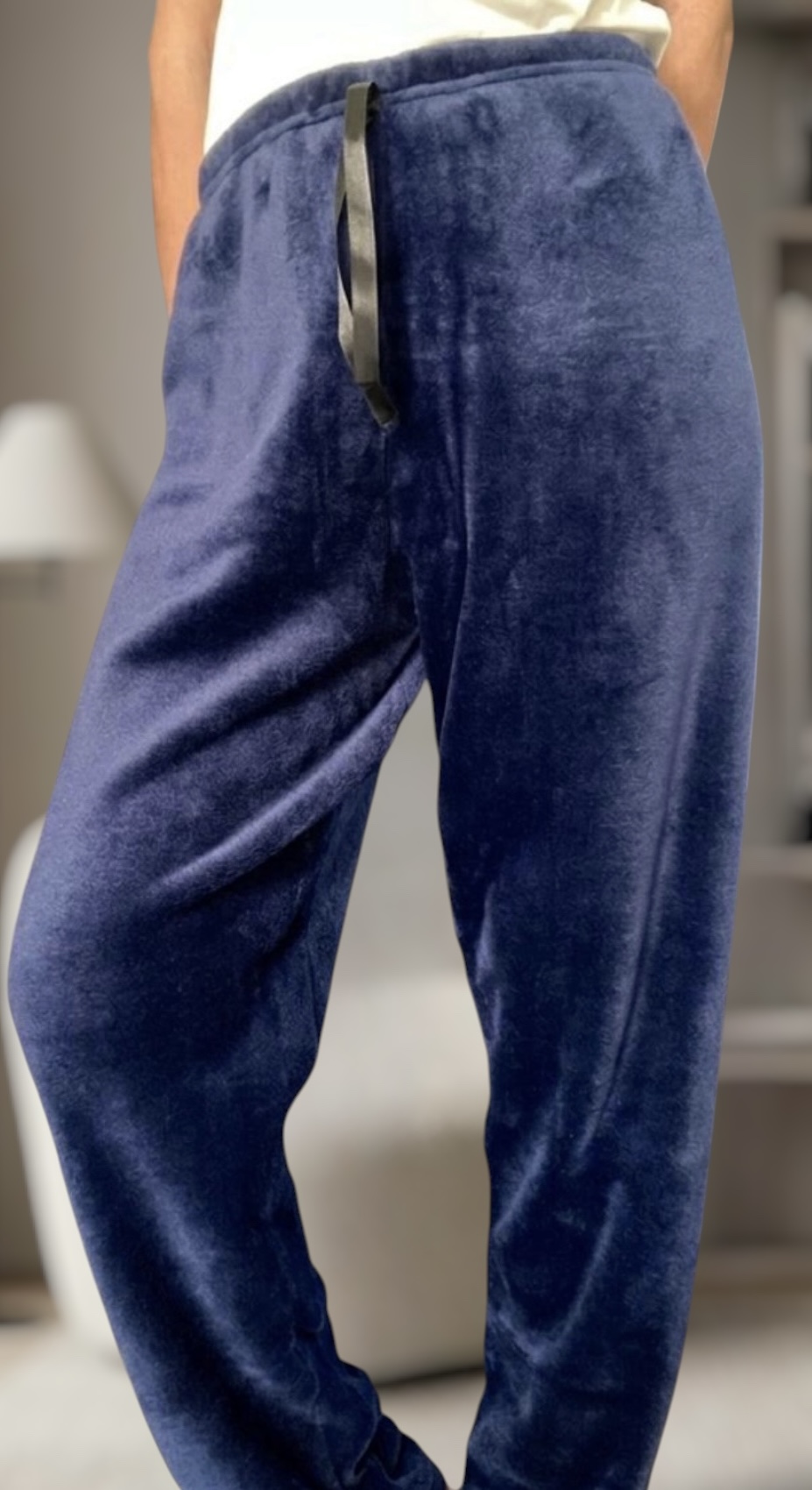 Pantalon Relax polar soft azul T5