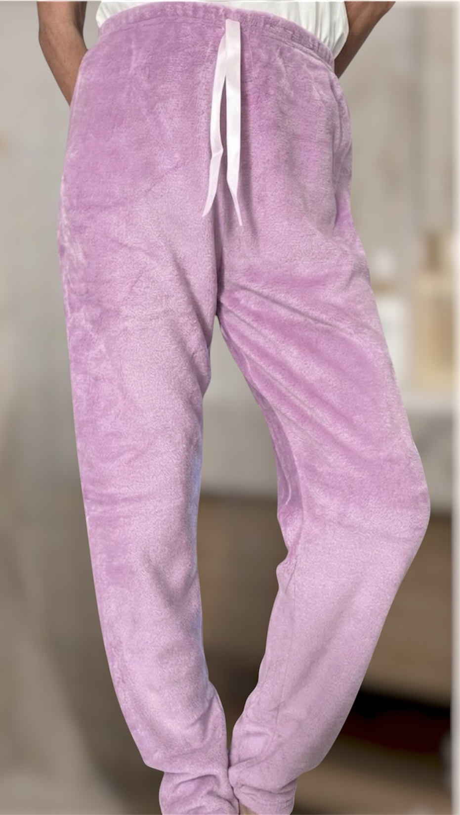 Pantalon Relax polar soft lila T4